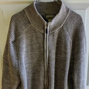 LL Bean Zip-up Sweater